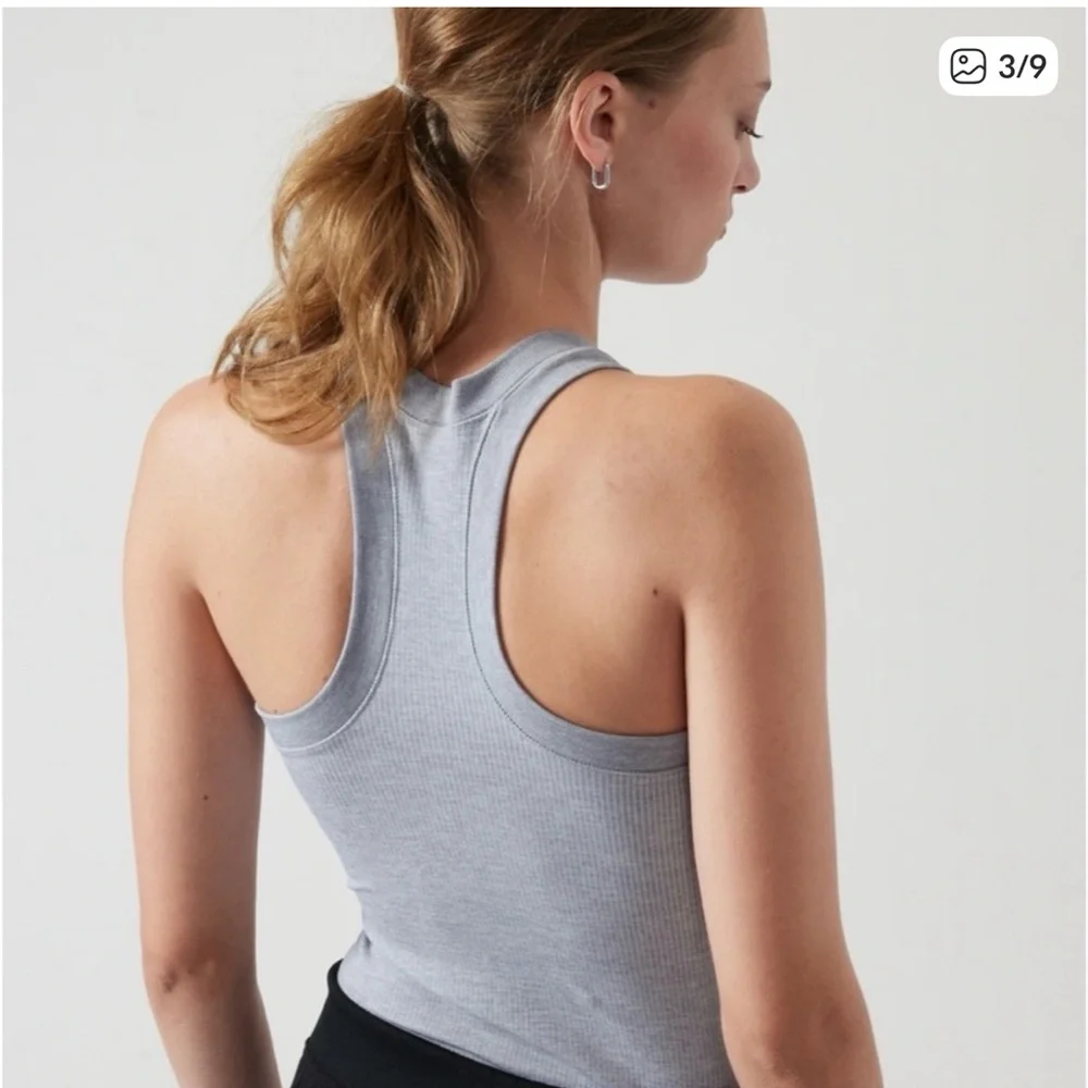 Athleta Ribbed Racerback Tank Top - Picture 3 of 6